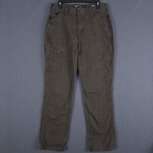 Ariat Rebar M4 Pants Mens 33x34 (Fits 32x33) Wren Double Front Straight Workwear